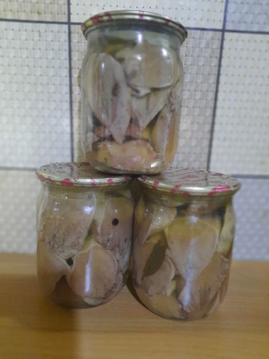 Продам язик заливний в баннках по 0,5л