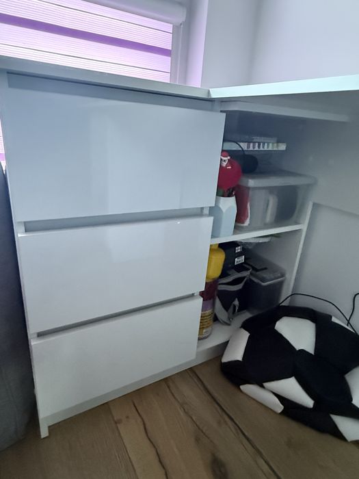 Biurko narożne młodzieżowe białe