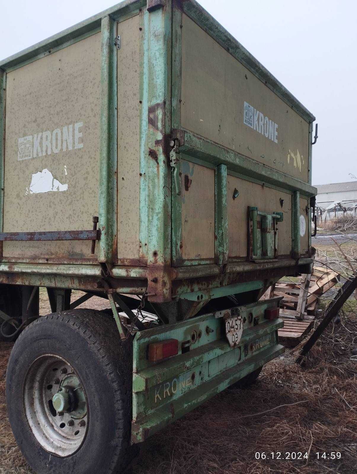Причіп тракторний Krone DK-225 шини 385/65R22.5
