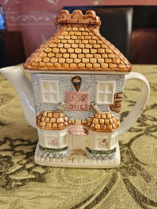 Domek ozdobny ceramiczny