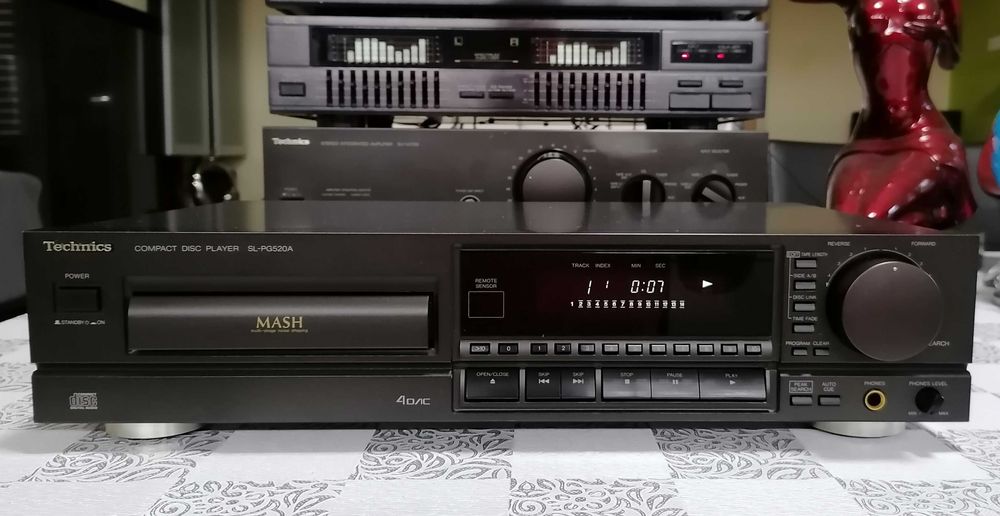 Leitor de CD Technics SL-PG520A, Em Excelente Estado