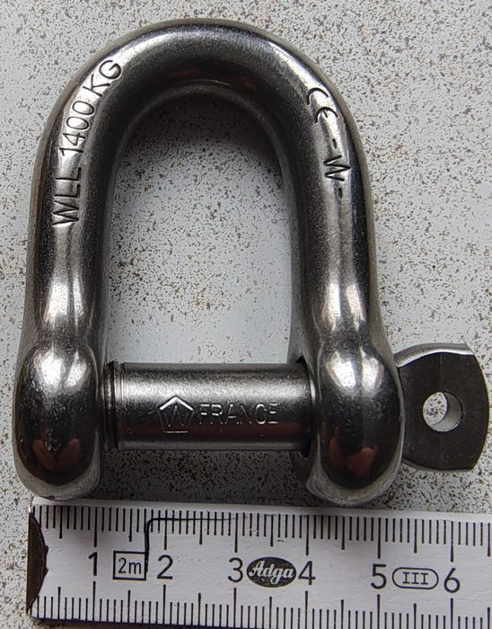 Okazja! Szekla stalowa, żeglarska, linowa Wichard