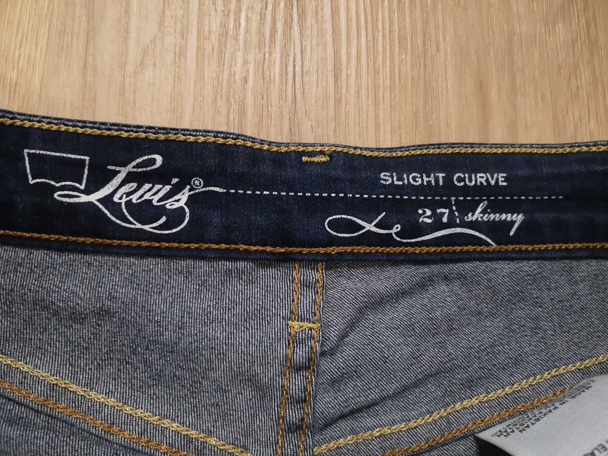 Spodnie Levi's slight curve 27x32 skinny