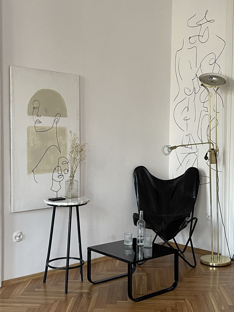 Lampa złota stojąca podłogowa vintage