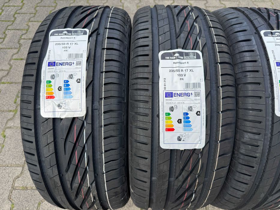 4x Nowe opony letnie 235/55r17 103V XL UNIROYAL RainSport 5 (2025r)