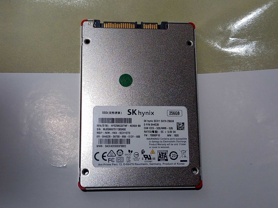 256Gb SSD Hynix   Sata3 2.5"