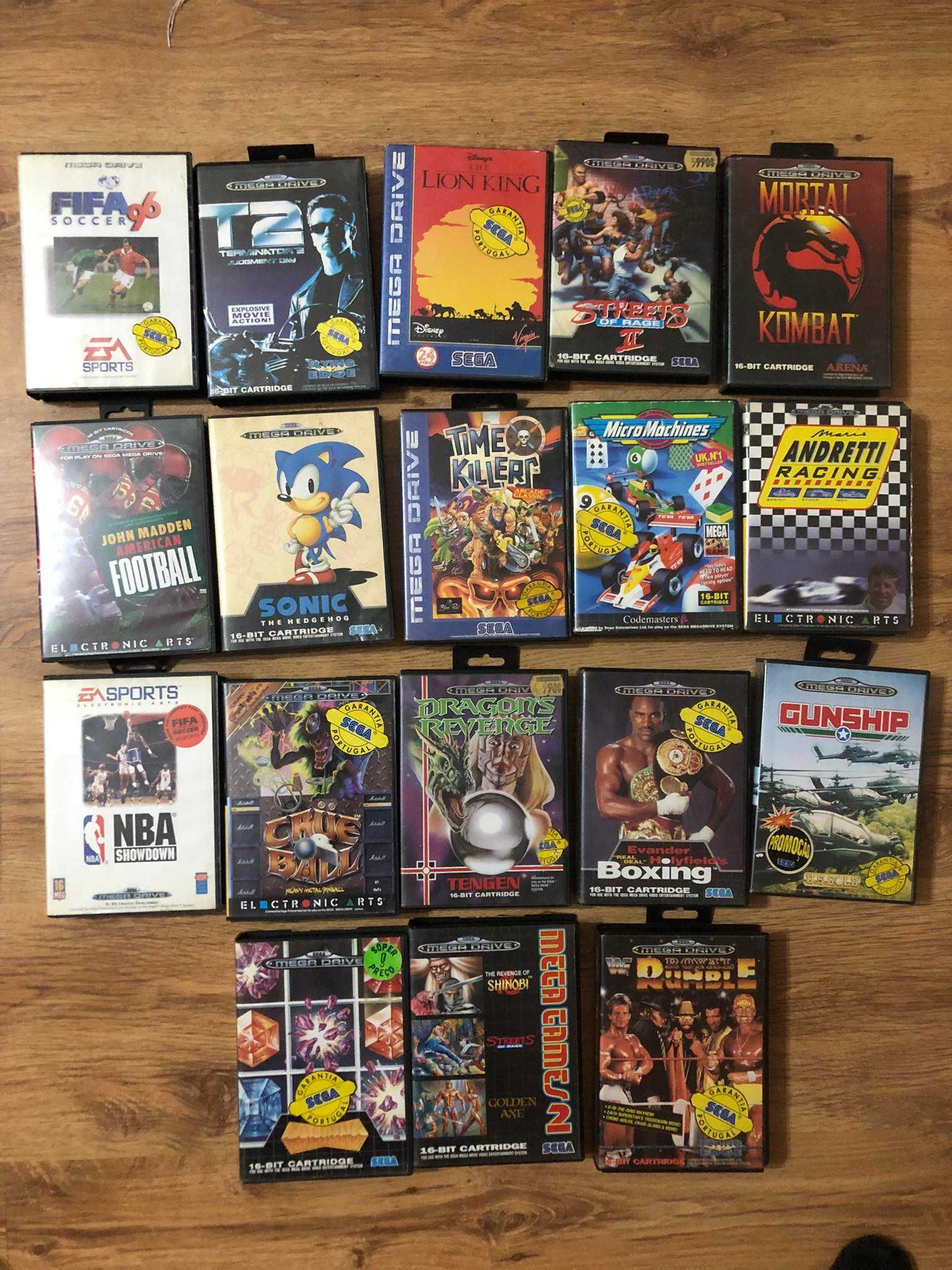 +200 Jogos Mega Drive Sega MegaDrive