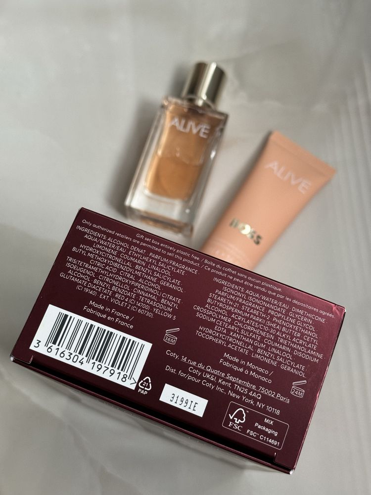 Hugo Boss Boss Alive Парфумована вода + Лосьйон для тіла оригінал