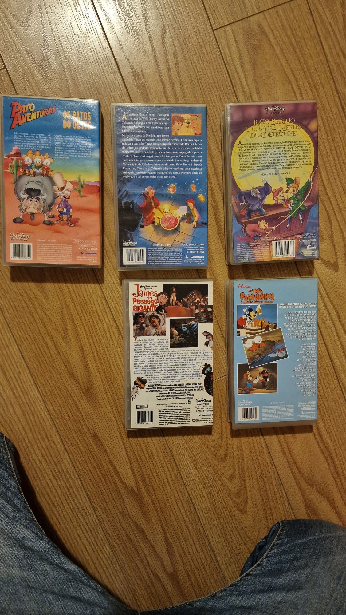 Desenhos em cassete VHS