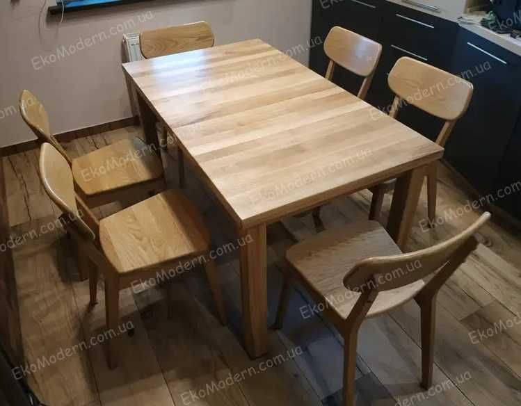 Столи обідні дерев'яні із ЯСЕНЯ для кухні, залів кафе і ресторана