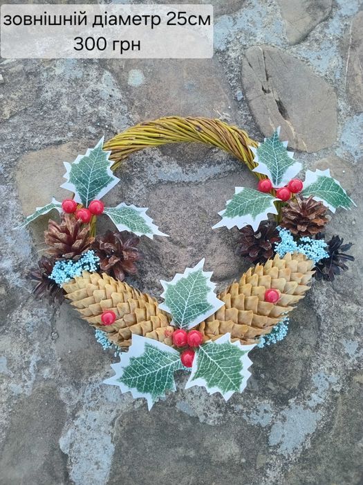 Новорічні віночки