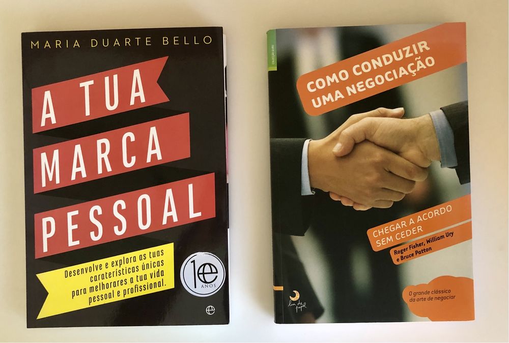 Lote de 7 livros de gestão em português