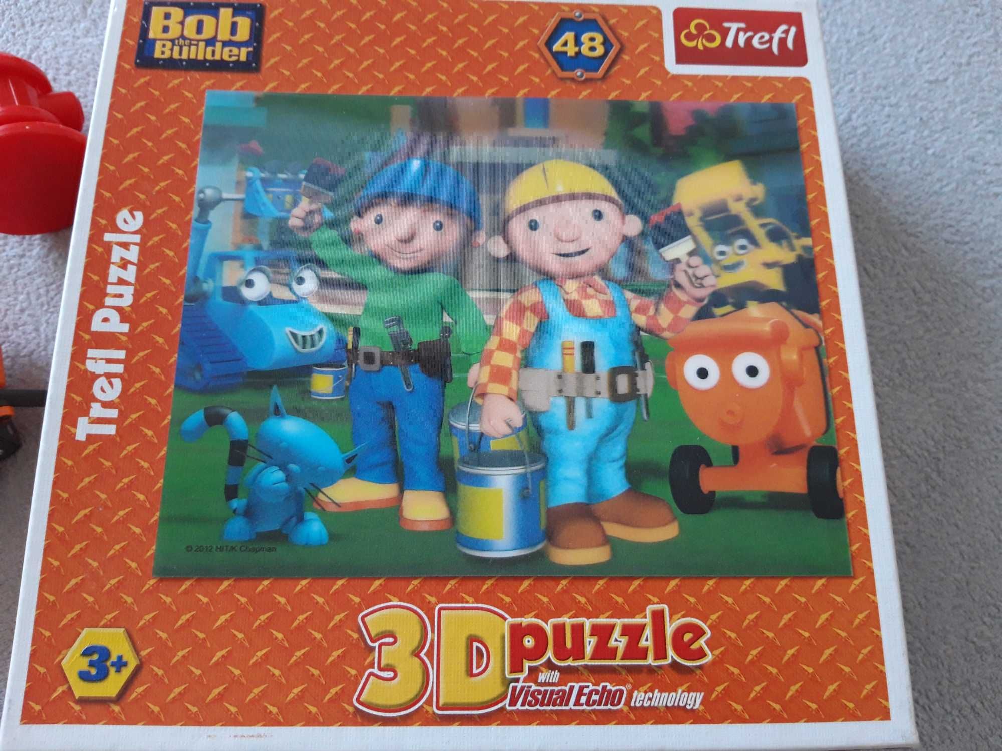 Bob Budowniczy puzzle 3D i pojazdy budowlane