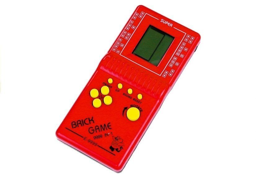 Gra Elektroniczna Tetris Kieszonkowa Czerwona