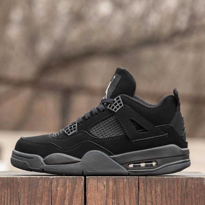 Кросівки Air Jordan Retro 4 Black Cat 36-45 (Оплата при отриманні)