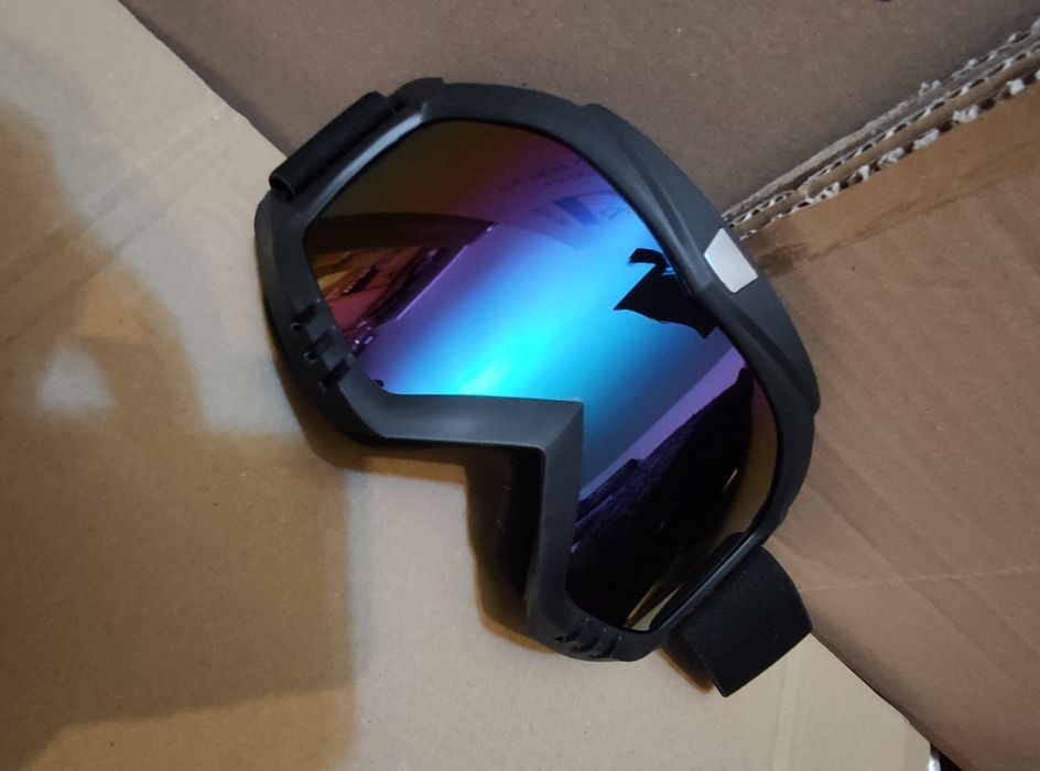 Okulary gogle narciarskie snowboardowe ASG paintball do kasku itp