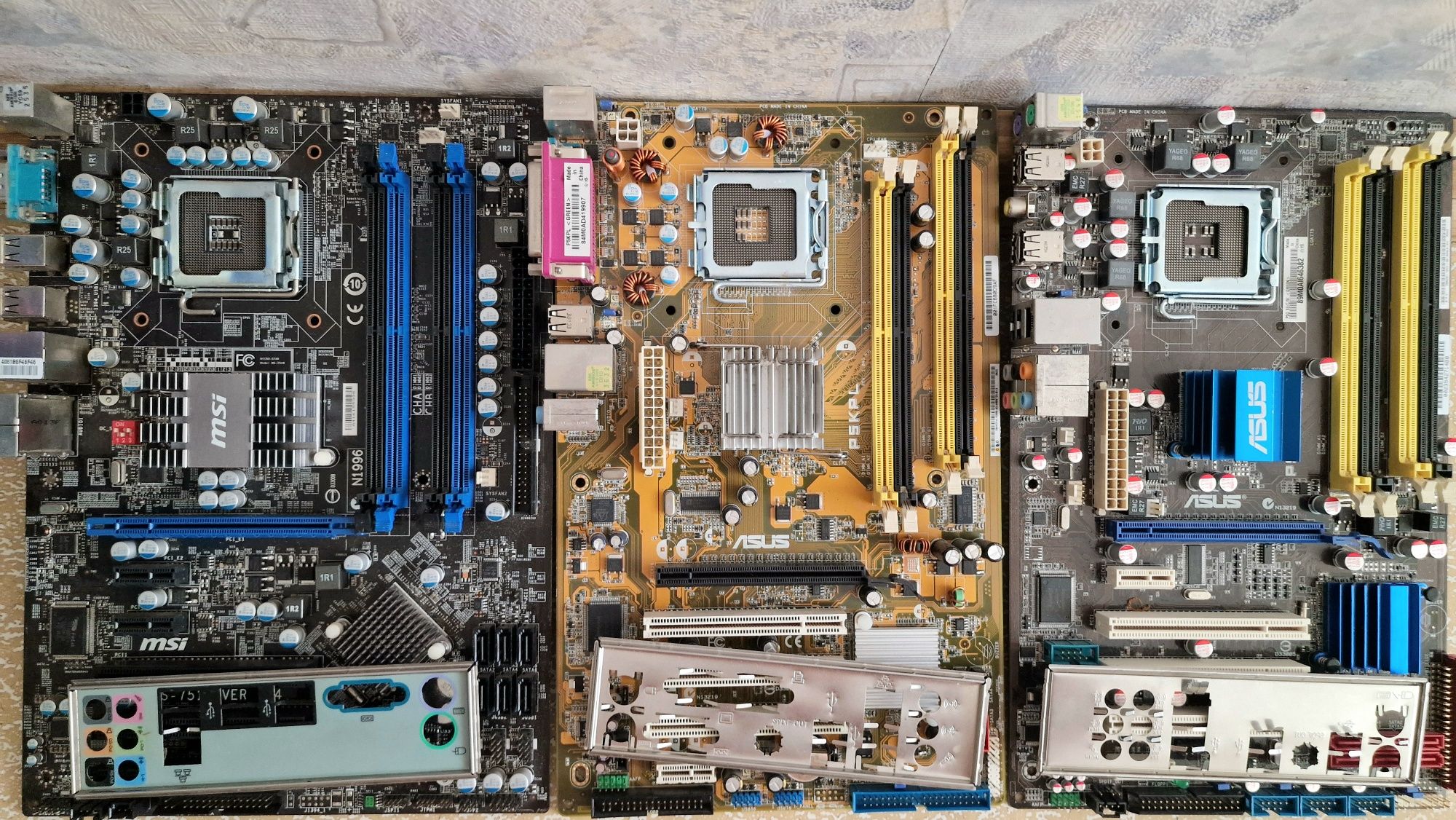 Материнская плата intel 775 DDR3 DDR2