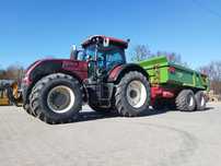 Valtra ciągnik S353 TUZ + przyczepa wywrotka Hilikien BM 5000