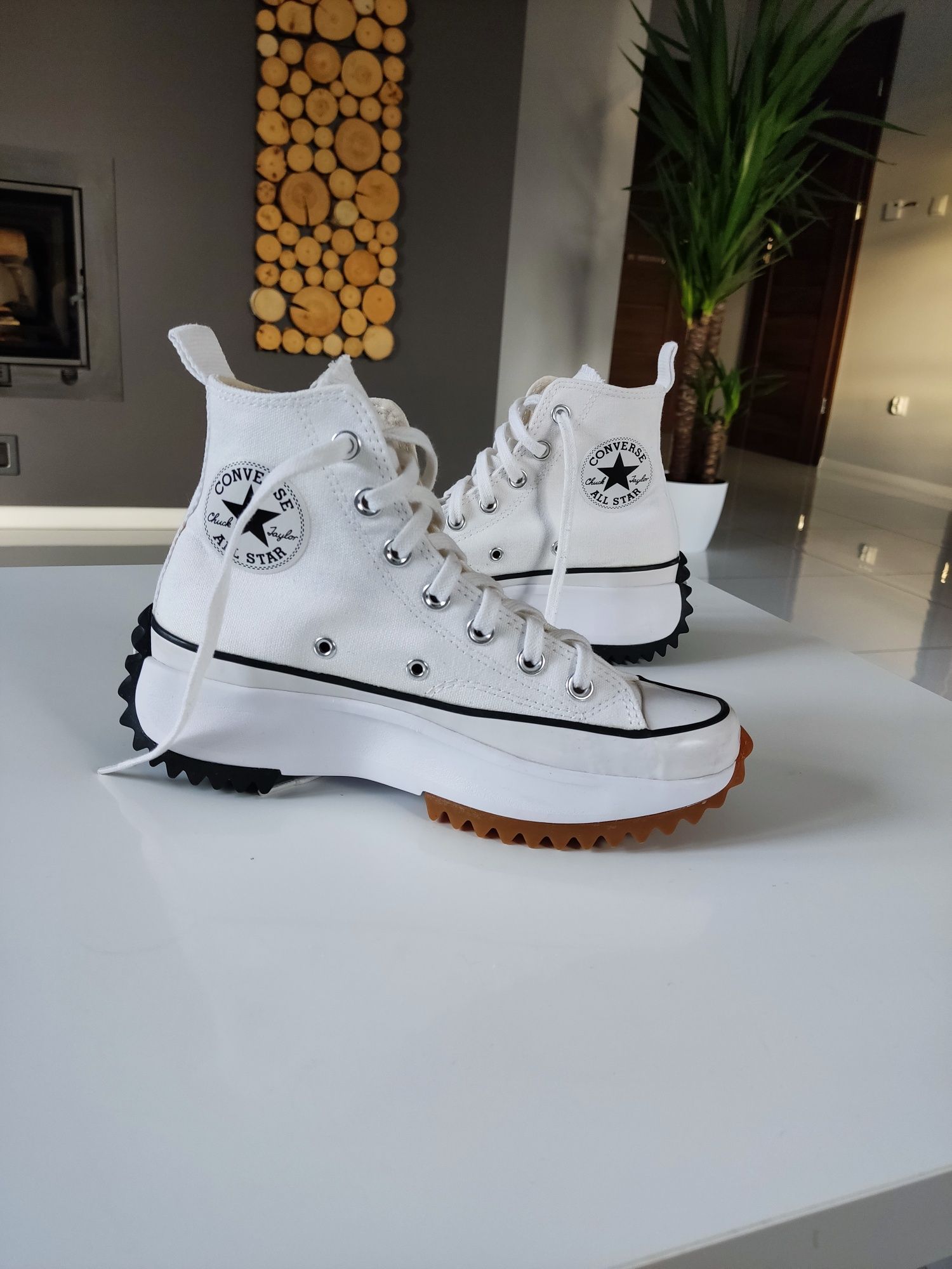 Converse run Star hike Conversy długie wysokie białe damskie r.37