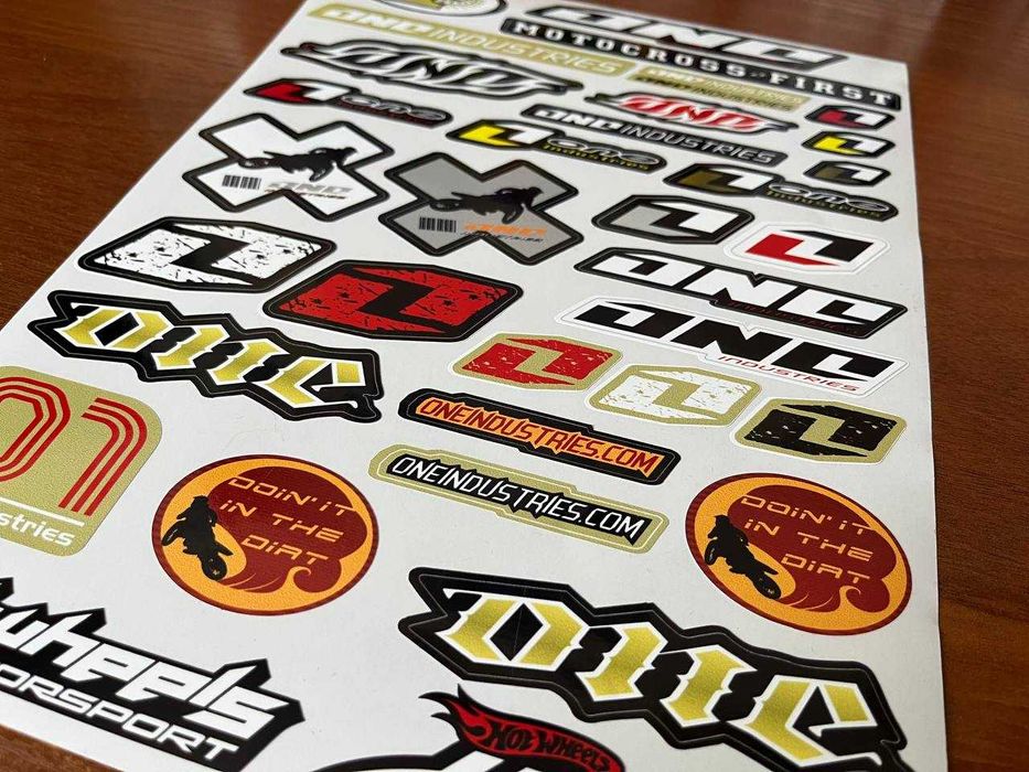 на Мото шолом шлем наклейки МОТО кросс Вінілові набори