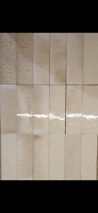 Płytki ścienne Ragno Gleeze Beige Glossy 5 x 15. Kafke, włoskie płytki