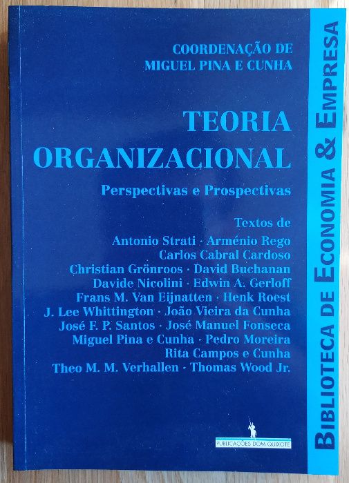 Teoria Organizacional - Perspectiva e prospectivas