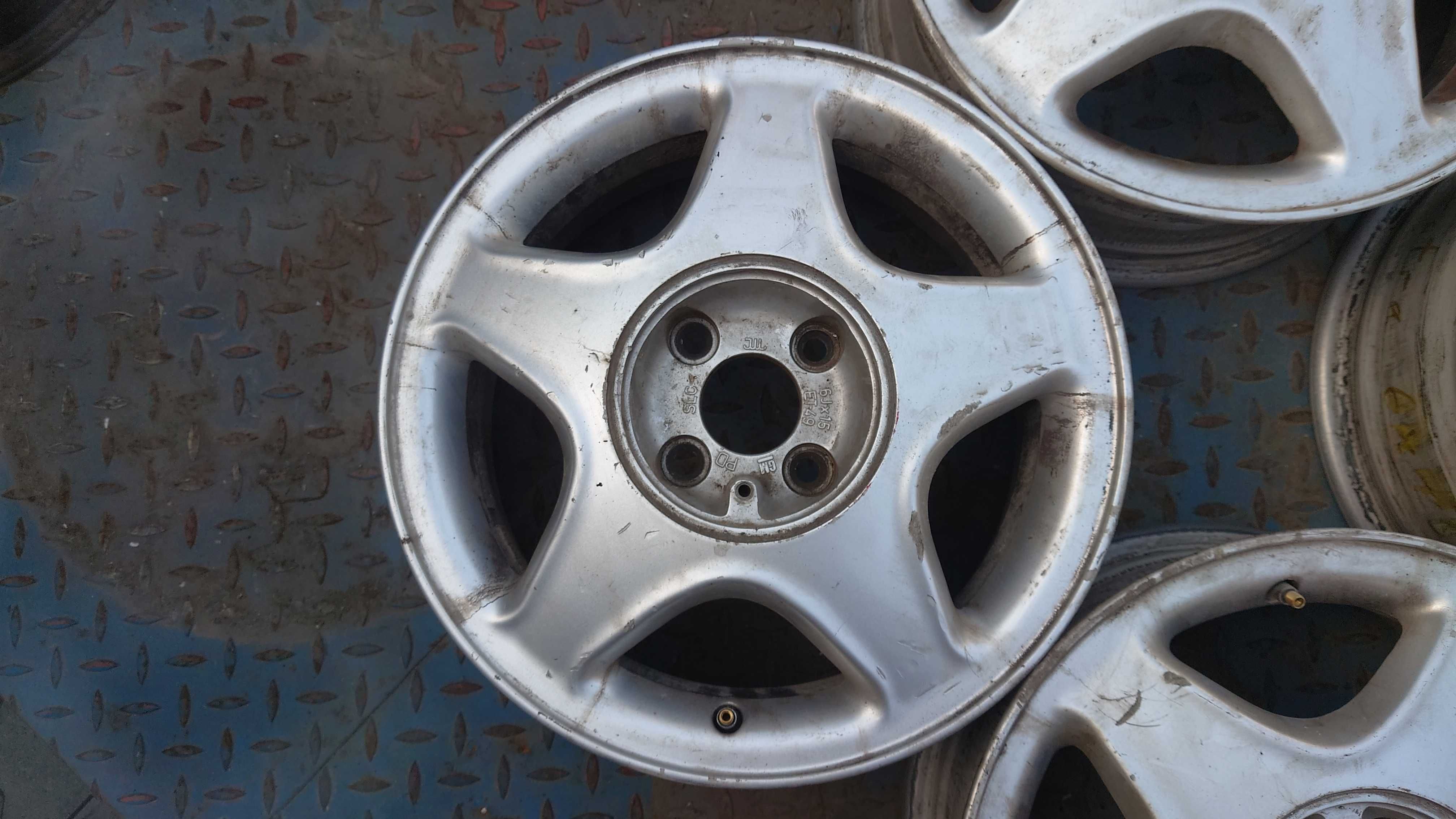 Opel Felgi Aluminiowe Alusy Alufelgi 15' 15 Cali 4x100