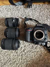Aparat Lustrzanka Nikon D600 + 3 obiektywy + zestaw akcesorii