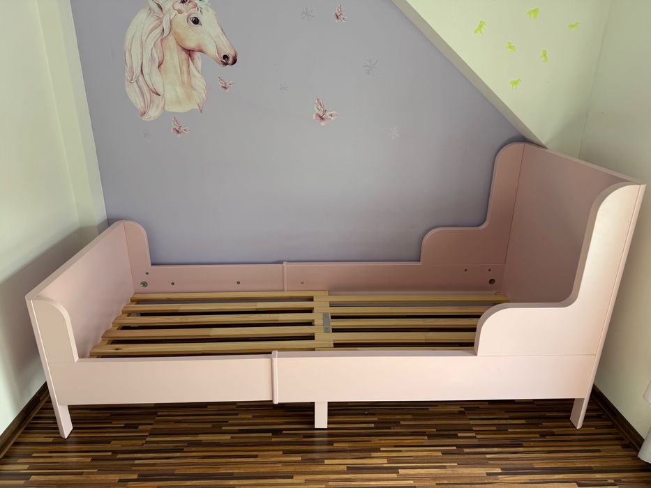 Łóżko dziecięce kolor różowy