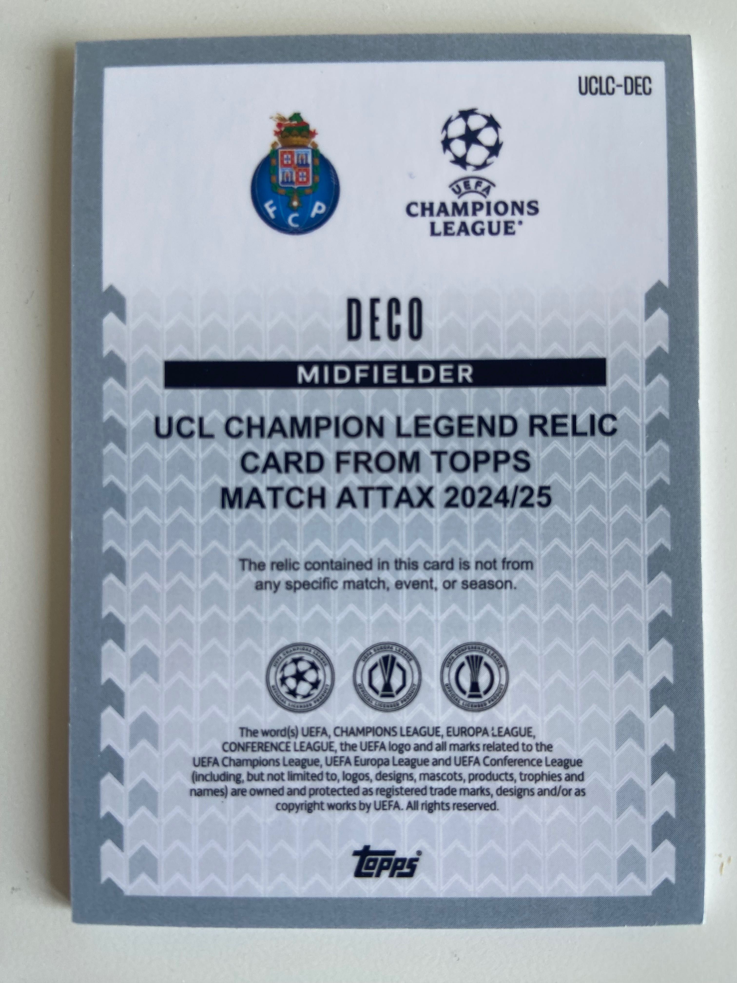 UCL Champion Relic DECO 24/25 Porto