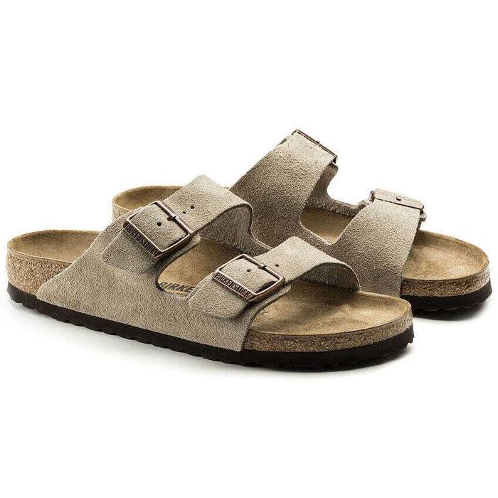 Босоніжки Birkenstock Arizona Suede Leather Taupe