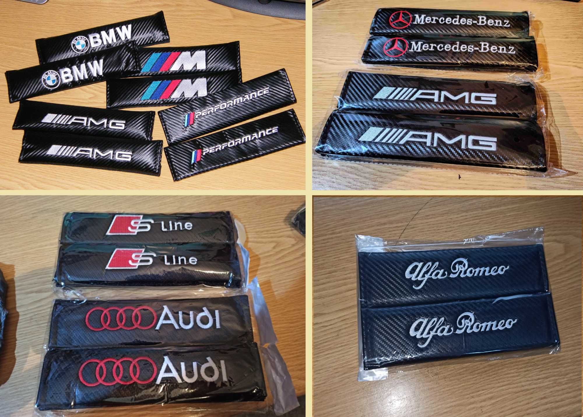Almofadas cinto | BMW, MERCEDES, AUDI, VOLVO, SEAT, OPEL, MINI, Outras