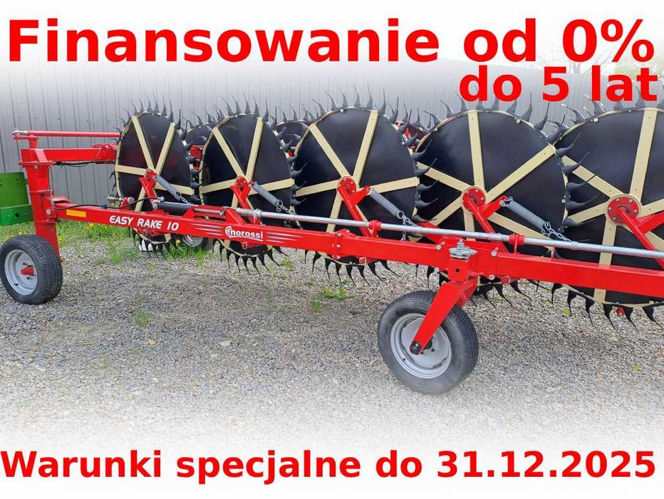 Zgrabiarka gwiazdowa Enorossi EASYRAKE 10ST RUBBERFLEX-4R FINANSOWANIE