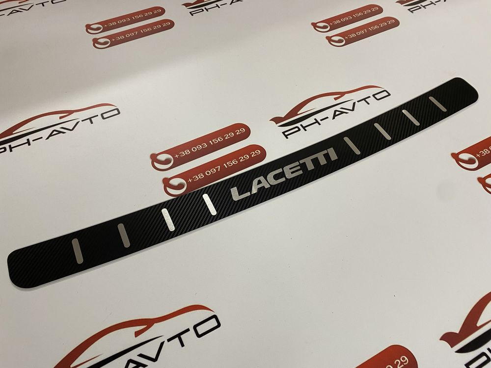 Накладка на задний бампер Chevrolet Lacetti Універсал