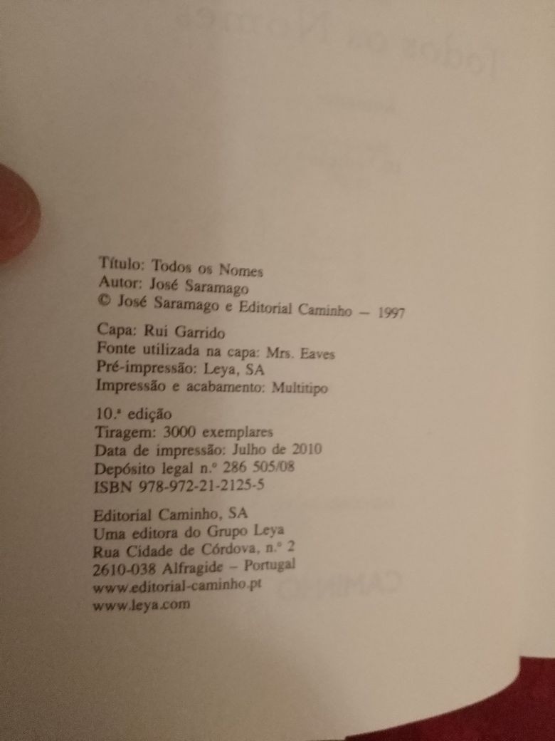 Todos os nomes-Saramago-Caminho-10-e.10E-O ano M. Ri.R.-Sara8E Desde2E