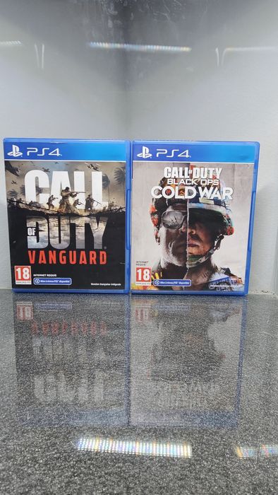 Pack 2X jogos Call of Duty Black Ops Cold War Vanguard PS4