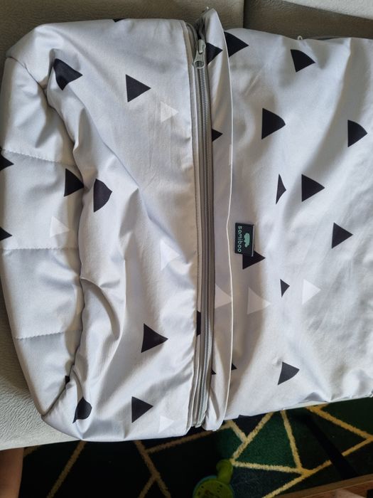 Śpiworek samiboo SUPERB Classic Trójkąty Czarny