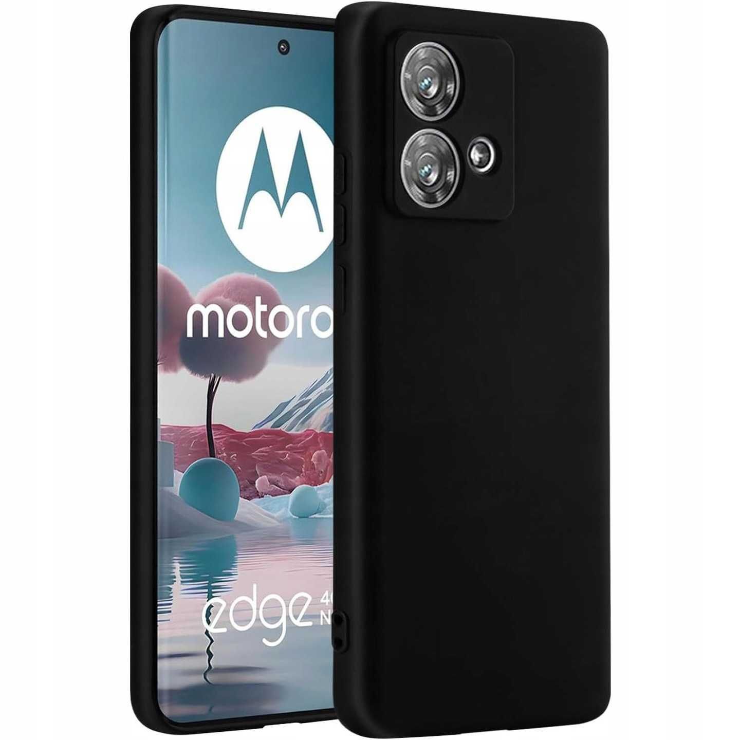Etui Slim Matt do Motorola Edge 40 Neo + Szkło Hartowane