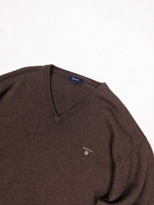 Gant brązowy sweter XXL