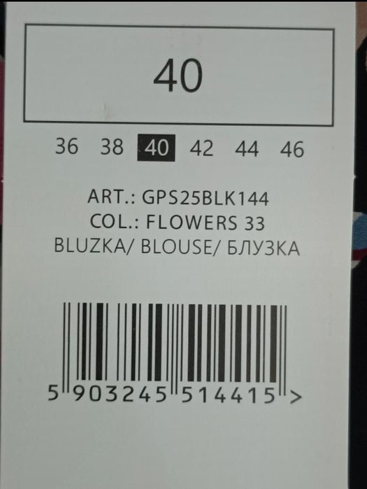 Wzorzysta bluzka , Greenpoint