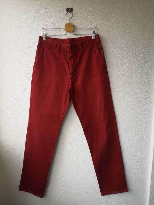 Calças bourdeaux Aberdeen / Cortefiel, tamanho 42