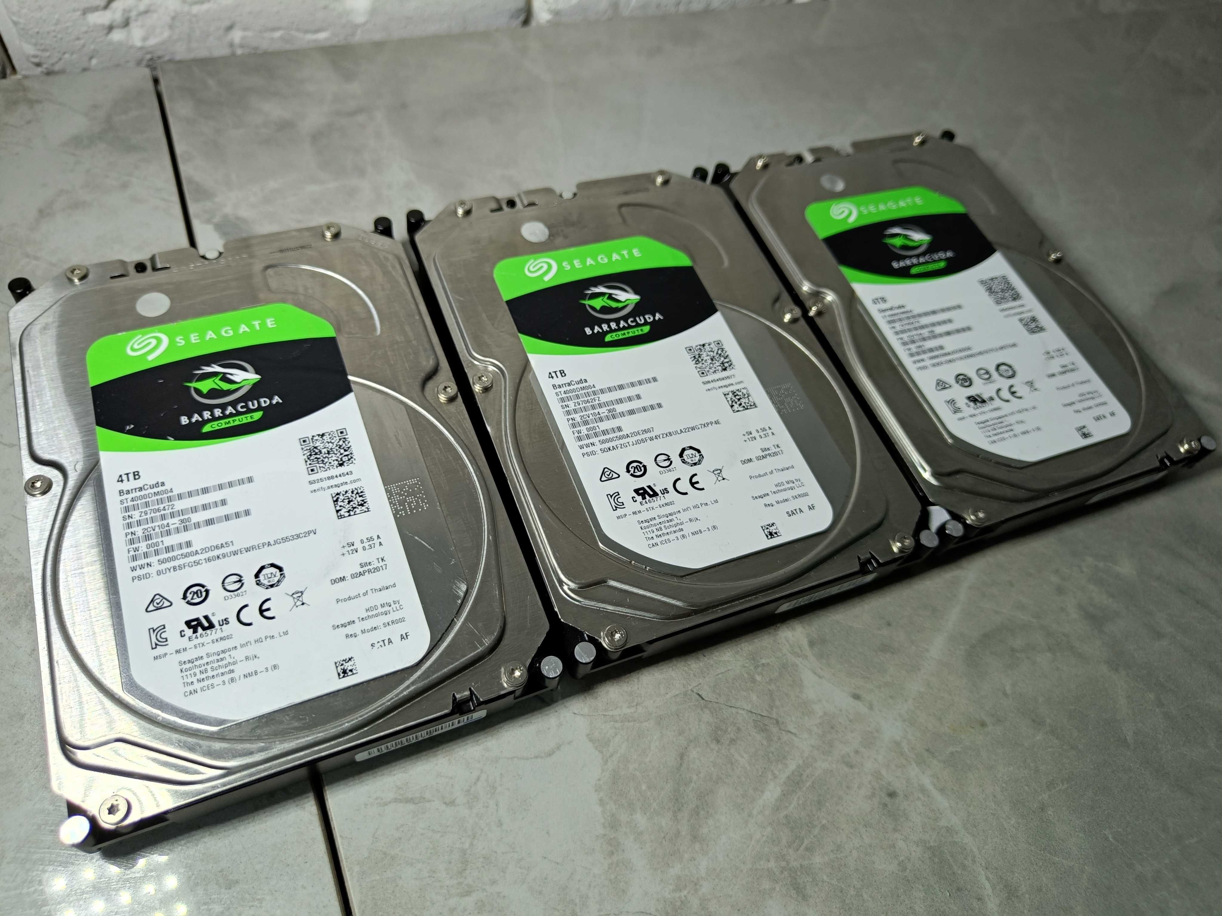 Хард диск HDD Seagate Barracuda 4TB 256MB Cash ST4000DM004 2017 РОКУ!