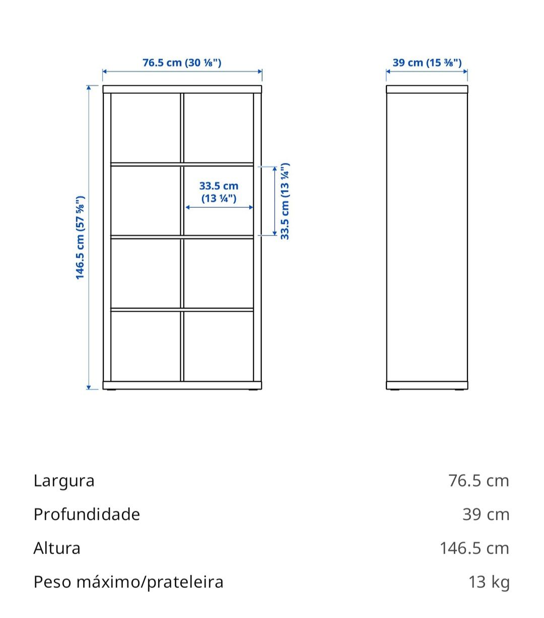 Estante IKEA modelo KALLAX