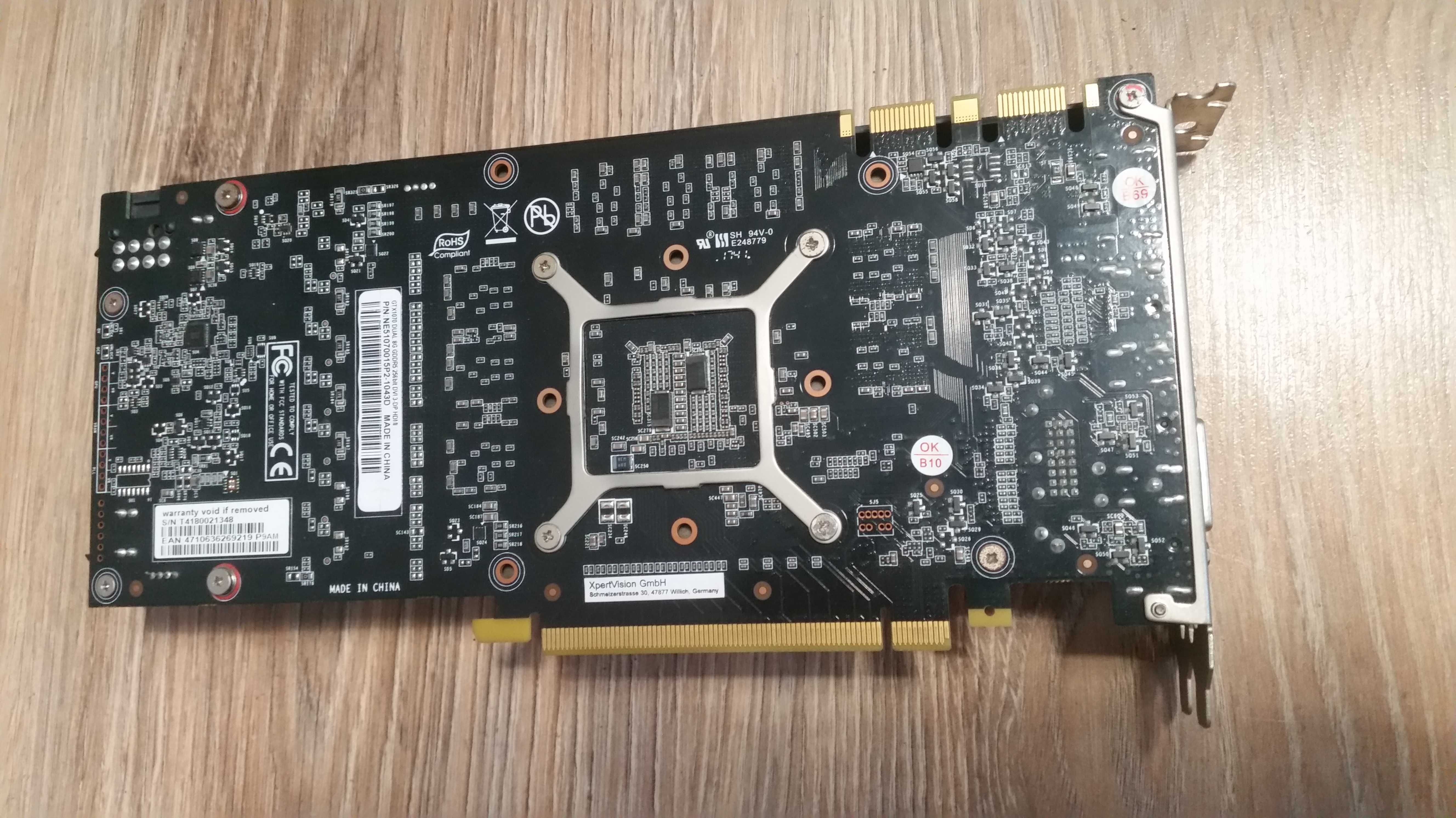 Karta graficzna Geforce GTX DUAL 1070 8G bit 256