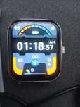 Smartwatch 1,83" metalowa koperta ,srebrny
