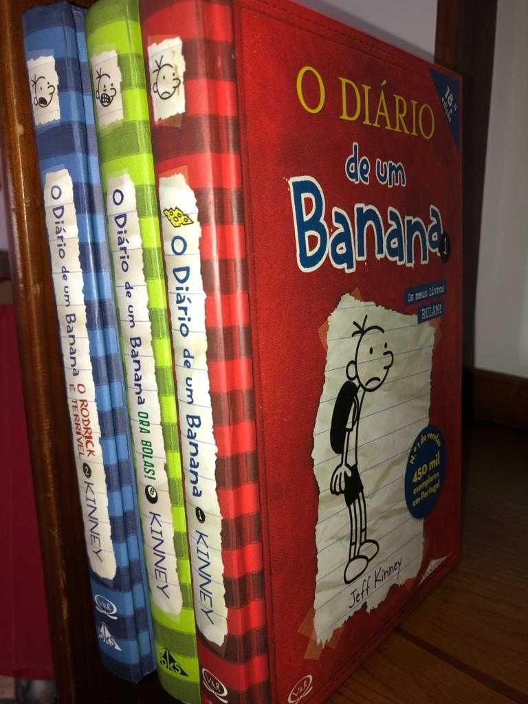 Diario de um banana, alguns livros, preço por livro, portes grátis