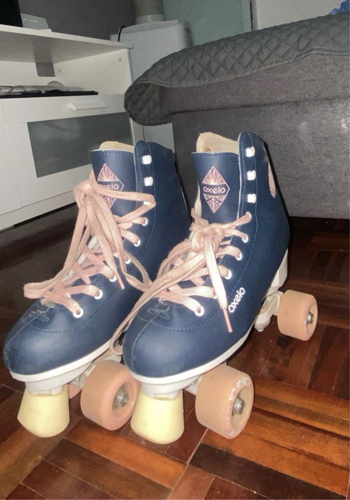 Patins praticamente novos