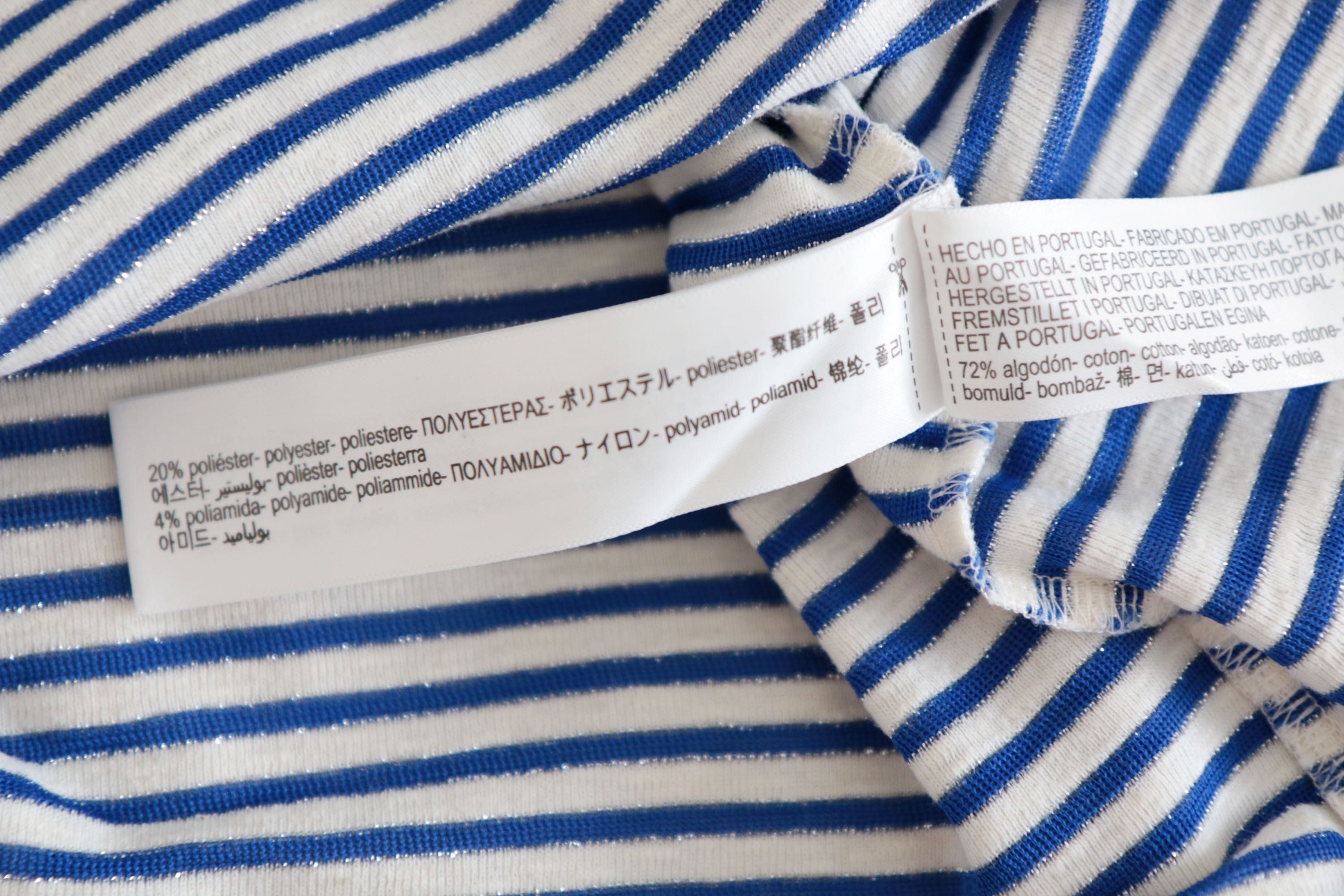 Basic bluzka w paski MASSIMO DUTTI 36 top szafa kapsułowa cos S