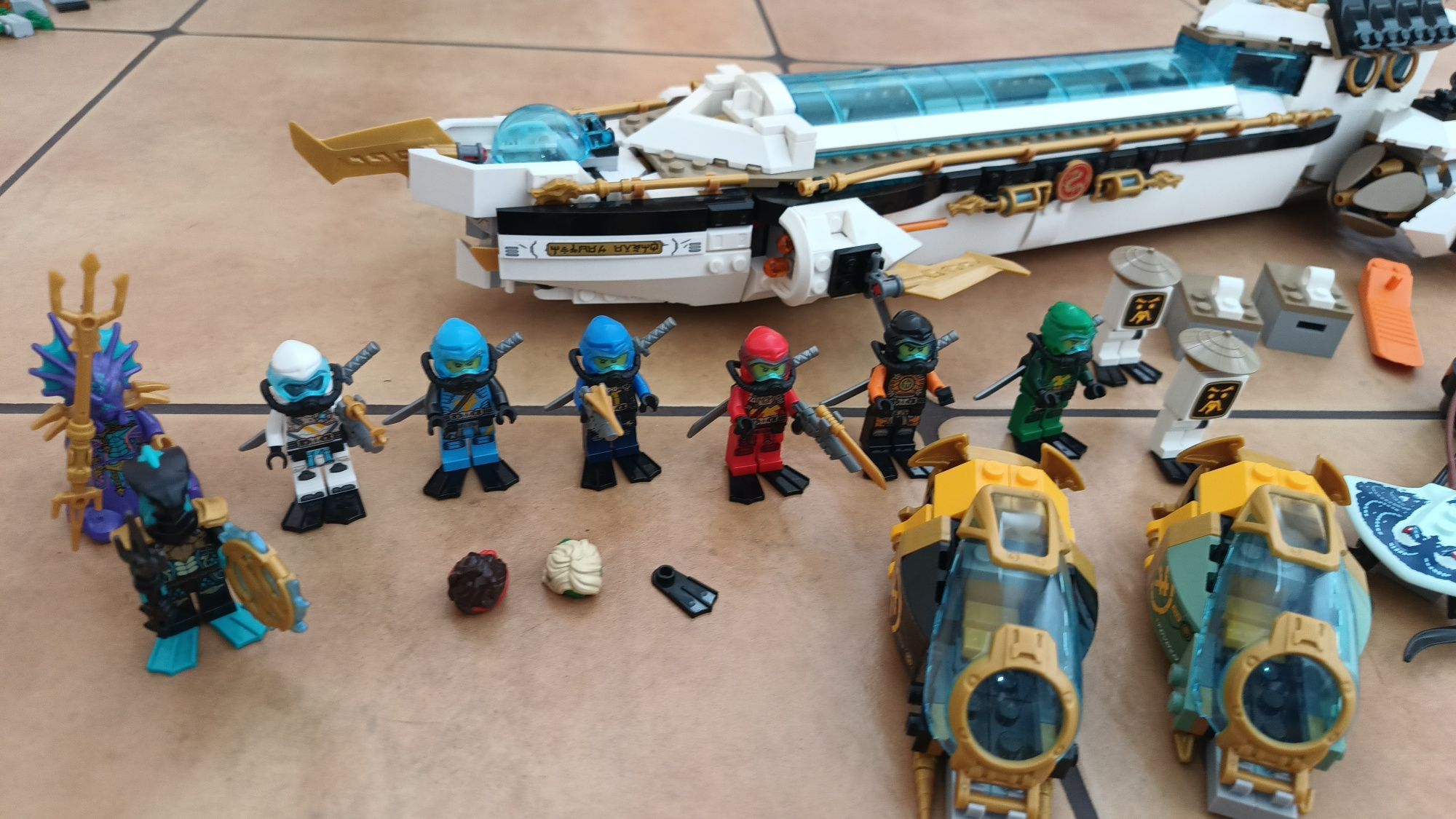 Lego oryginał 71756 ogromna pływajaca perła Ninjago komplet unikat kg