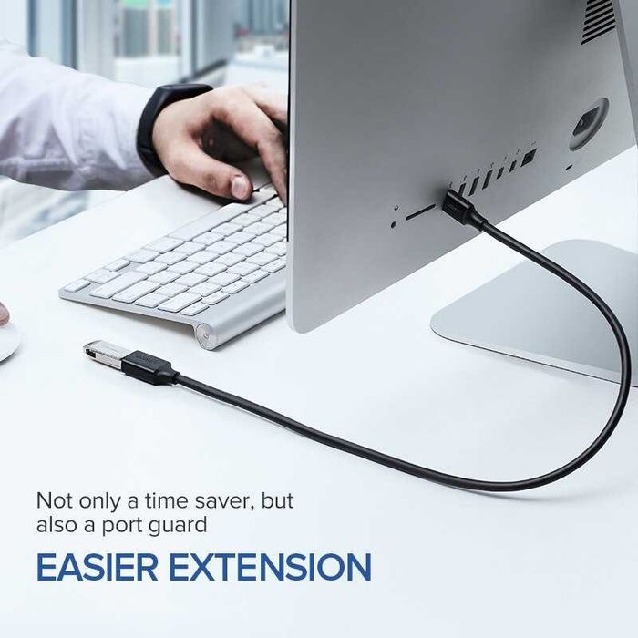 Кабель подовжувач USB 3.0 5Gbps UGREEN шнур удлинитель юсб папа-мама